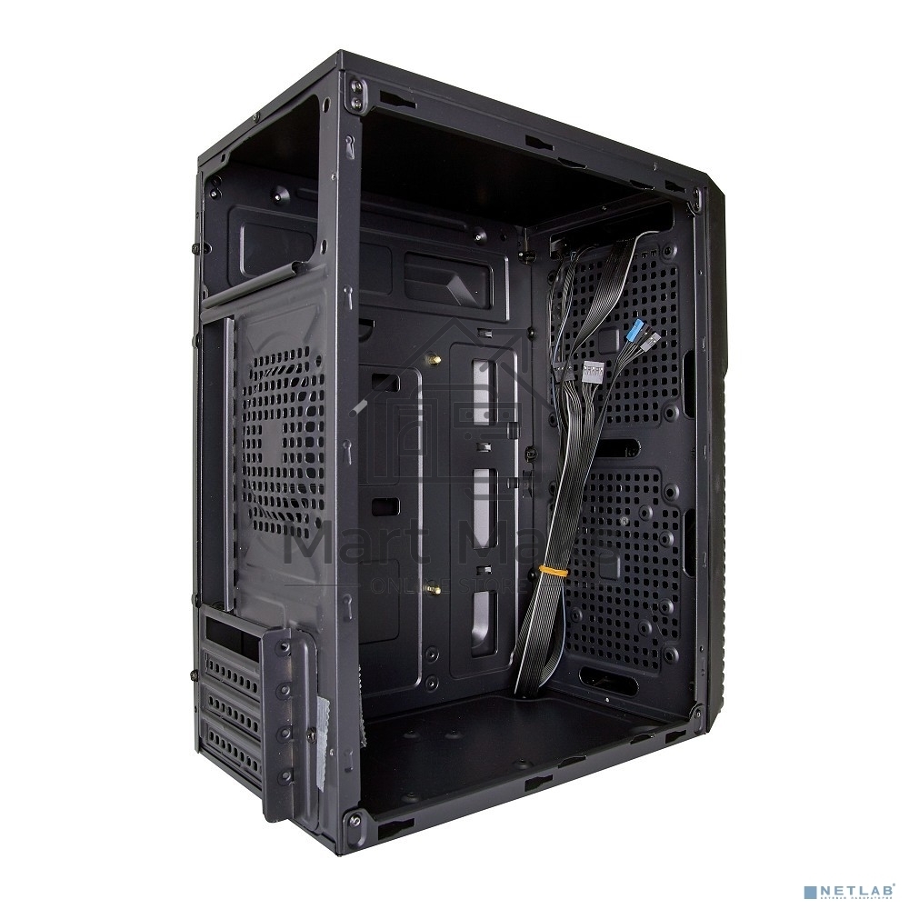 Компьютерный корпус Minitower Exegate BAA-103 Black, mATX, <AAA400, 80mm>, 2*USB, Audio