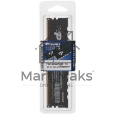 Оперативная память Patriot Signature Premium, DDR4, 8GB (1x8GB), 3200 MHz, CL22, с радиатором, чёрный