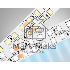 Светодиодная лента Ambrella light GS3703 2835 240Led /24W m/ 24V IP20 6500K/ 5000*14*1.2mm (2 конт.)