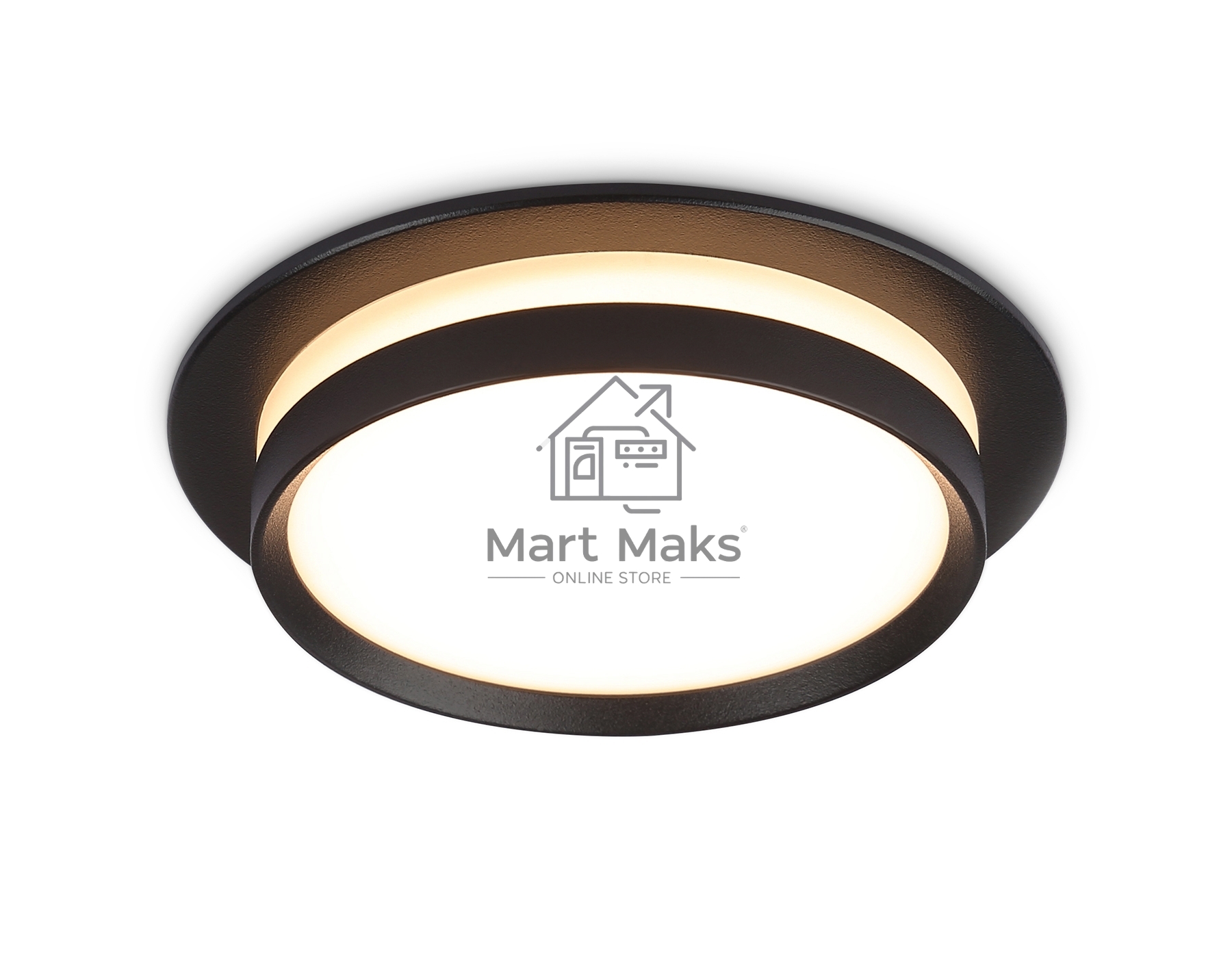 Светильник Ambrella light TN5215 BK черный GX53 max 15W D105*40