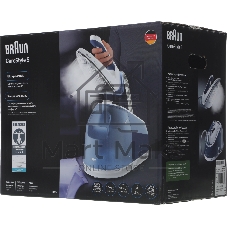 Парогенератор Braun IS 5245 BL синий/белый, 2400 Вт, 140 г/мин, 480 г/мин, 2000 мл