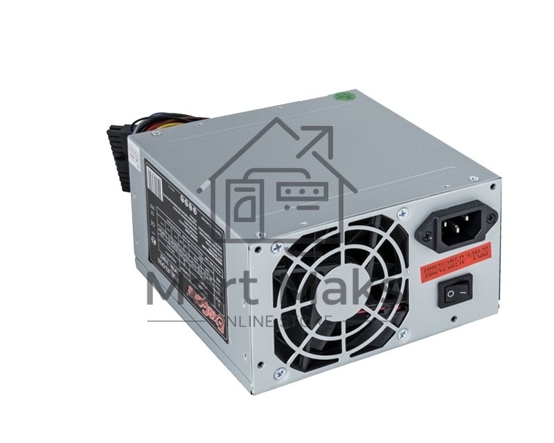 Блок питания Exegate CP500 (EX219457RUS), 500Вт, 80мм, серебряный