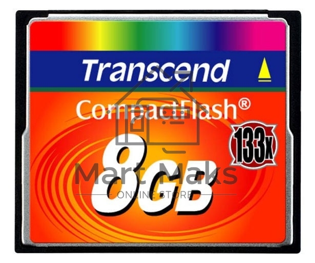 Флеш карта CF 8Gb Transcend TS8GCF133 w/o adapter