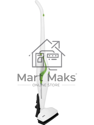 Пылесос вертикальный Mystery MVC-1118 белый/зеленый, питание от аккумулятора, 300 Вт, уборка сухая, пылесборник 0.5 л, работа от АКБ max 30 мин