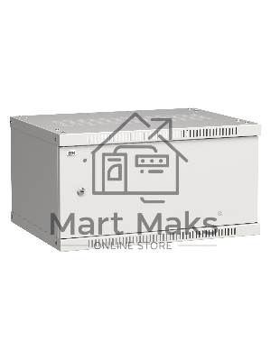 Шкаф ITK LWE3-06U64-MF LINEA WE 6U 600x450 мм дверь металл серый