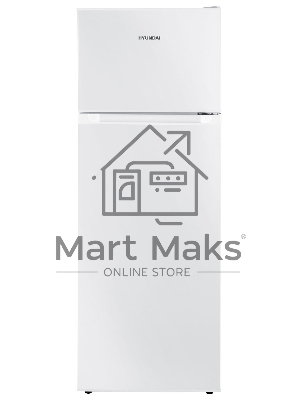Холодильник Hyundai CT2551WT белый двухкамерный 166/40л морозилка сверху