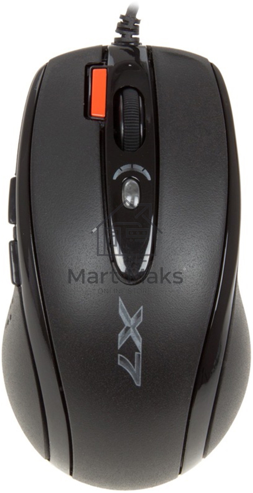 Мышь проводная A4Tech X-710BK черный, 2000 dpi, USB, кнопки - 7