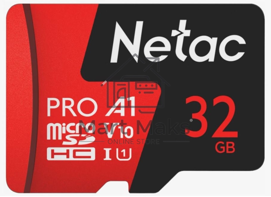Флеш карта MicroSD card Netac P500 Extreme Pro 32GB, retail version w/o SD adapter