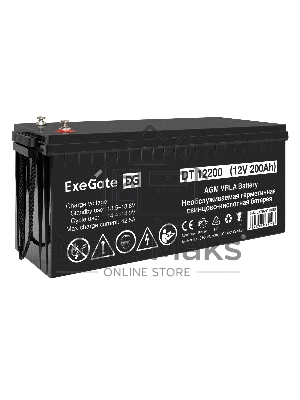 Комплект Источник бесперебойного питания EX296002RUS + батарея 200Aч EX282991RUS 2шт (инвертор, синус, для котла, настенный) ExeGate FineSine SX-2500.LCD.AVR.2SH <2500VA/1800W, чистая синусоида, цветной LCD-дисплей, AVR, 2*Schuko, линейно-интерактивный, к