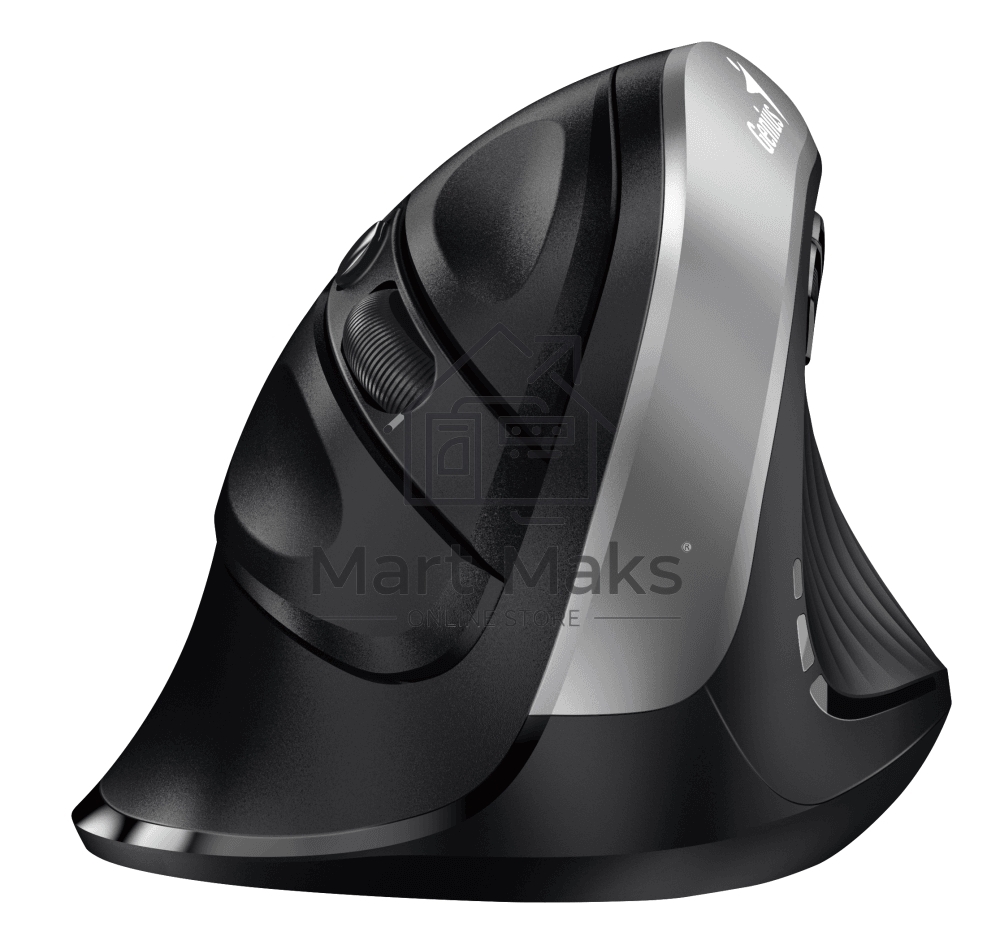 Мышь беспроводная Genius Ergo 8250S серебристый, 1600 dpi, радиоканал, USB, кнопки - 6
