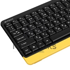 Комплект клавиатура+мышь A4Tech FStyler FG1110 беспроводной, USB, 2000 DPI, чёрный/серый