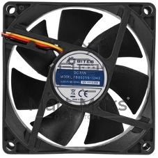 Вентилятор для корпуса 5bites FB8025S-12H3 черный, 80 x 80 мм, 3000 об/мин, 30 дБ, 3 pin
