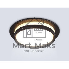 Светильник Ambrella light TN5215 BK черный GX53 max 15W D105*40