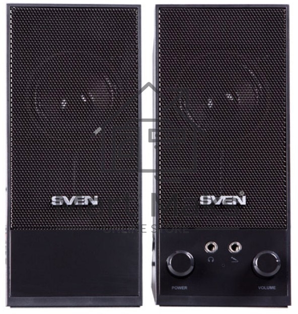 Колонки Sven SPS-604 2.0 черный 4Вт