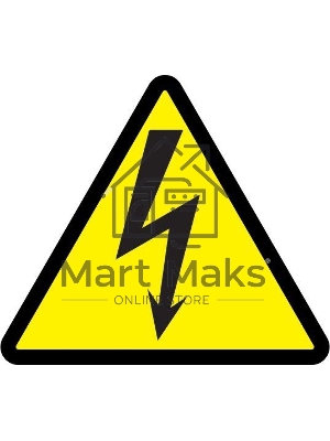 Самоклеящаяся этикетка Iek YPC30-MOLNI-3-096 85х85х85, символ 