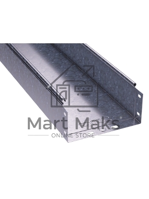 Лоток листовой неперфорированный 100х100 L3000 сталь 0.7мм ДКС 35101