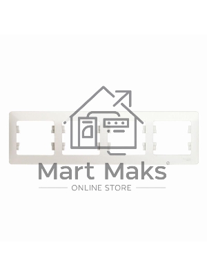 Рамка 4-м Glossa горизонт. перламутр SchE GSL000604