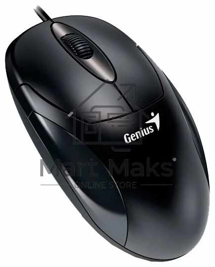 Мышь проводная Genius XScroll V3 черный, 1000 dpi, USB, кнопки - 3