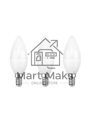 Лампа светодиодная Rexant Свеча CN 7.5 Вт E14 713 Лм 2700 K теплый свет (3 шт./уп.)