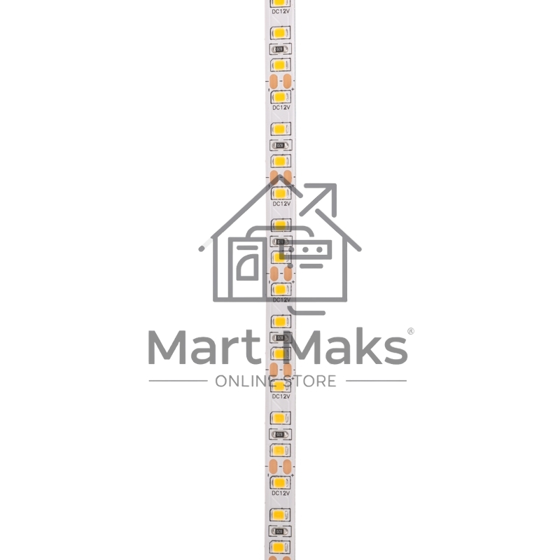 Лента светодиодная 12В, SMD2835, 14,4Вт/м, 120 LED/м, 3000K, 8мм, 5м, IP20 Rexant