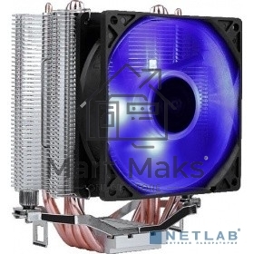 Кулер для процессора AeroCool / Formula Verkho 4 Lite серебристый, 90 мм, алюминий/медь, 2000 об/мин, 27 дБ, 4 pin, 125 Вт, 135 мм