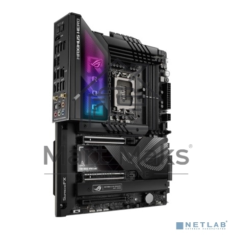 Материнская плата ASUS ROG MAXIMUS Z790 HERO, LGA 1700, Intel Z790, 4xDDR5, 6xSATA, 3xM.2, 1xPCIe 4.0 x4, 1xPCIe 5.0 x8, 1xPCIe 5.0 x16, 1xHDMI, 2xUSB-C 3.2 Gen 2, 1x 2.5Gb LAN, 4xUSB-A 3.2 Gen 1, 5xUSB-A 3.2 Gen 2, 5x3.5 мм, 7.1, Standard-ATX