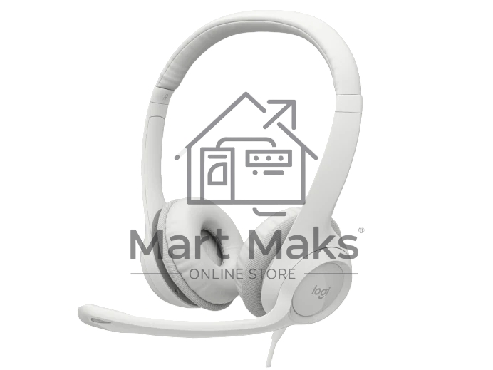 Гарнитура/ Headset Logitech H390 USB White