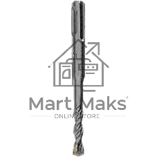 Бур по бетону Denzel двойная спираль, Cobalt W-tip, 8x110 мм, SDS PLUS