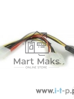 Кабель питания SATA Gembird/Cablexpert CC-SATA-PSY2, 15см, molex 4pin/molex4pin+sata 15pin, на 2 устр.