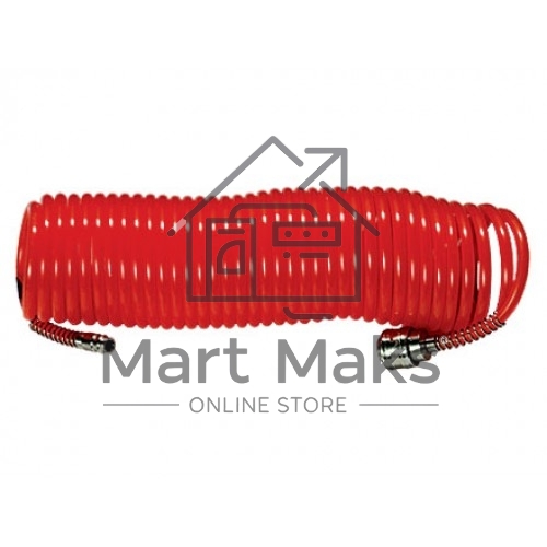 Шланг спиральный для пневмоинструмента MATRIX 5700410м с быстросъемными соединениями