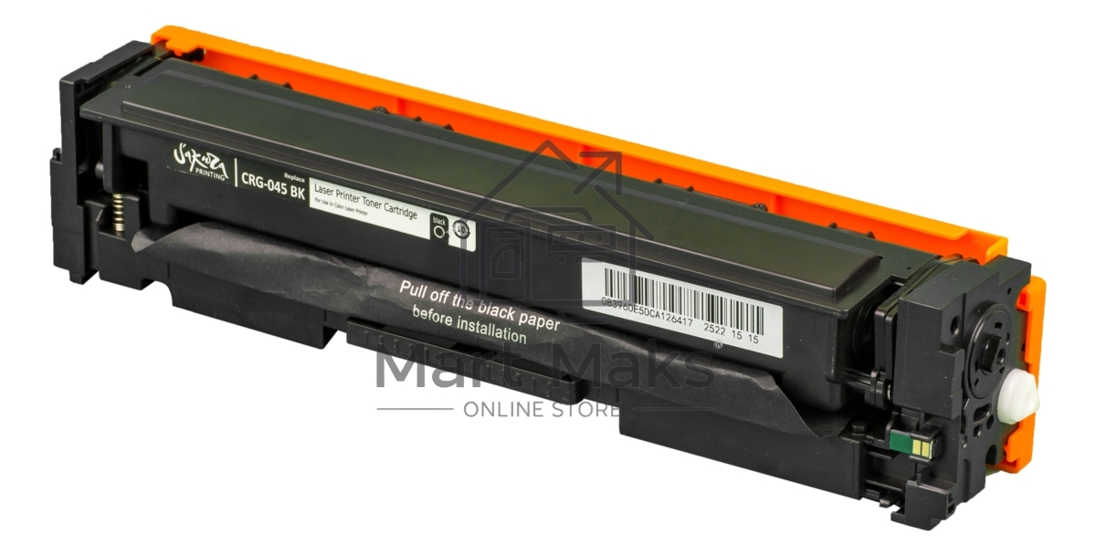 Картридж лазерный Sakura CRG045BK для Canon i-SENSYS LBP-610C, MF-630C, черный, 1 400к.