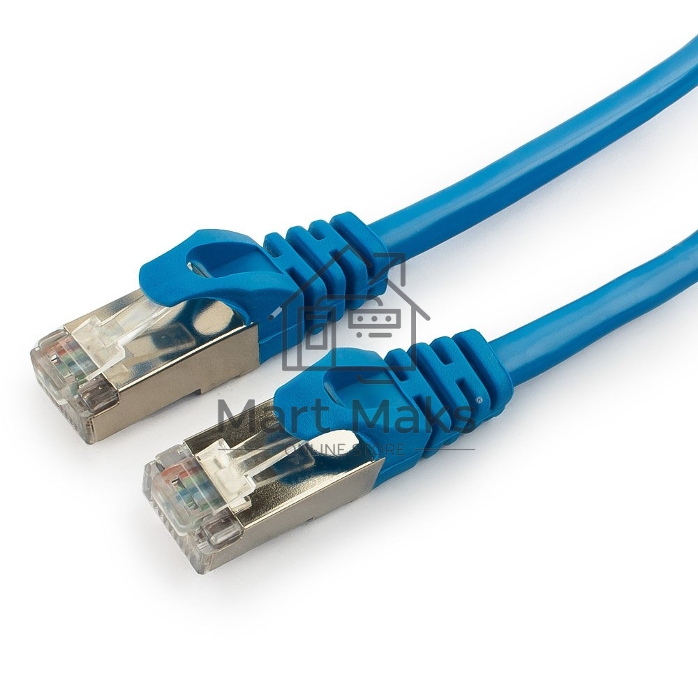 Патч-корд FTP Cablexpert кат.6, 1м, литой, многожильный (черный)