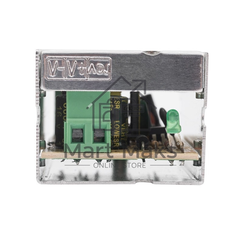 Источник питания 220 V AC/12 V DC 1 A 12 W с разъемами под винт, без влагозащиты (IP23)