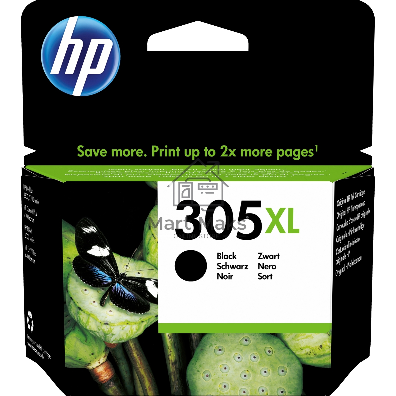 Картридж струйный HP 305XL 3YM62AE черный (240 стр.) для HP DeskJet 2320/2710/2720