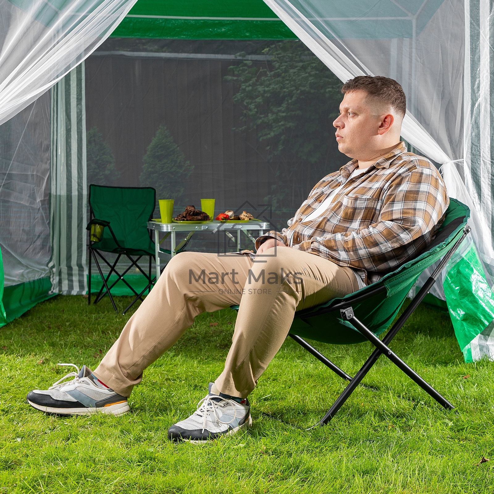 Кресло круглое 85х46х85 см, Camping Palisad