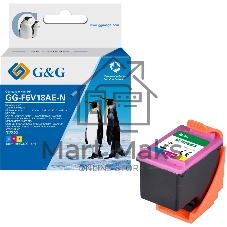 Картридж струйный G&G GG-F6V18AE-N 123XL голубой/пурпурный/желтый (18мл) для HP DJ 1210/1212/1212/2130/2131/2132/2133/2134/2630/3639 AIO;Envy 4510/4512/4516/4517/4520/4521/4522/4523/4524/4524/4525/4526/4527/4528/5010/5012/5014/5020/5030/5032/5034/5052/5055 AIO;Office 3830/3831/3832/3833/3834/3532/4650/4652/4654/4655/4656/4657/52