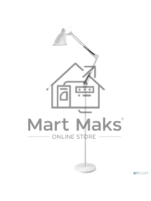 Светильник напольный, торшер, Camelion KD-332 C01 белый (230V, 40W, E27)