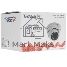 Уличная 2Мп IP-камера TRASSIR TR-D2S5 v2 3.6 с ИК-подсветкой. Матрица 1/2.9