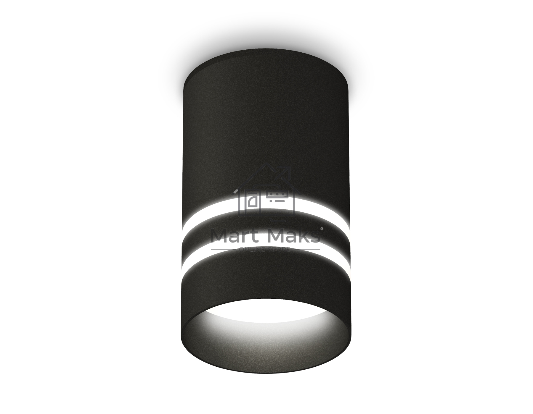 Светильник Ambrella Light XS6302062 SBK/FR черный песок/белый матовый MR16 GU5.3 (C6302, N6236)