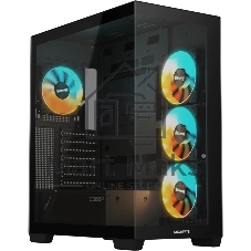 Компьютерный корпус Gigabyte Gb-C500P ST черный без БП ATX 3x120мм 6x140мм 2xUSB 3.0 1xUSB3.1 audio bott PSU