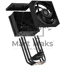 Кулер Cooler ID-Cooling SE-904-XT BLACK LGA1851/1700/1200/115X/AM5/AM4 (TDP 180W, PWM, 4 тепл.трубки прямого контакта, FAN 100мм) RET