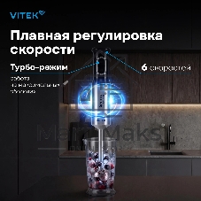 Блендер погружной Vitek VT-8521 1000 Вт