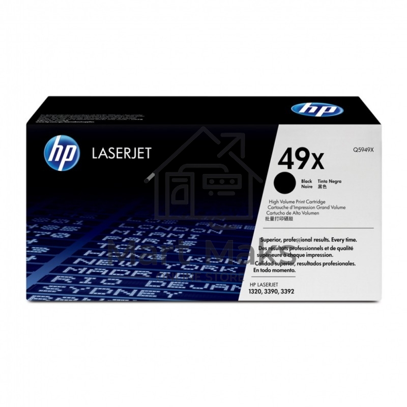 Картридж лазерный HP Q5949X черный для LaserJet 1320 6000 стр.