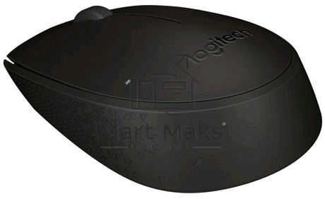 Мышь беспроводная Logitech B170 черный, 1000 dpi, радиоканал, USB, кнопки - 3