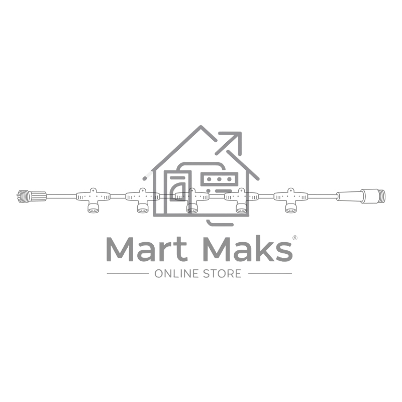 Разветвитель - шина для уличных гирлянд Neon-night Professional (1 вход, 5 выходов), расстояние 50 см, белый ПВХ