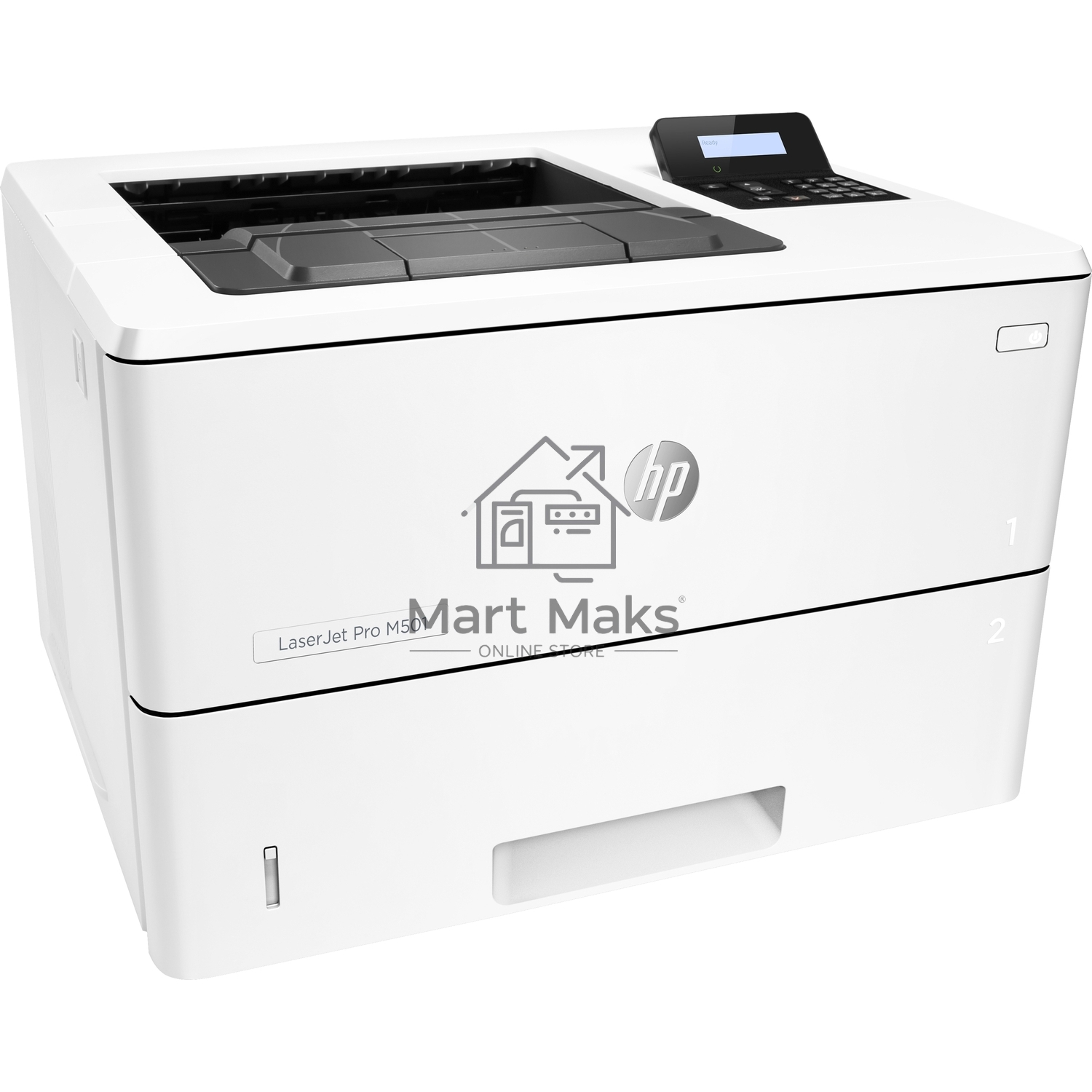 Принтер лазерный HP LaserJet Pro M501dn (J8H61A), A4, ч/б, печ. до 45 стр/мин., 600 x 600 dpi, USB, RJ-45, Air Print