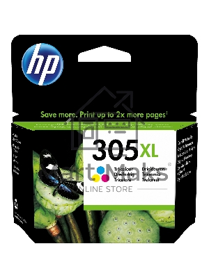 Картридж струйный HP 305XL 3YM63AE многоцветный (200 стр.) для HP DJ 2320/2710/2720