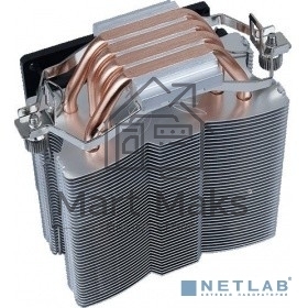 Кулер для процессора AeroCool / Formula Verkho 4 Lite серебристый, 90 мм, алюминий/медь, 2000 об/мин, 27 дБ, 4 pin, 125 Вт, 135 мм