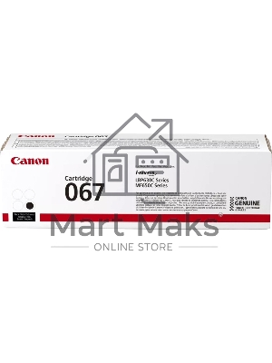 Картридж лазерный Canon 067BK 5102C002 черный (1400стр.) для Canon LBP631/633/MF651/655/657