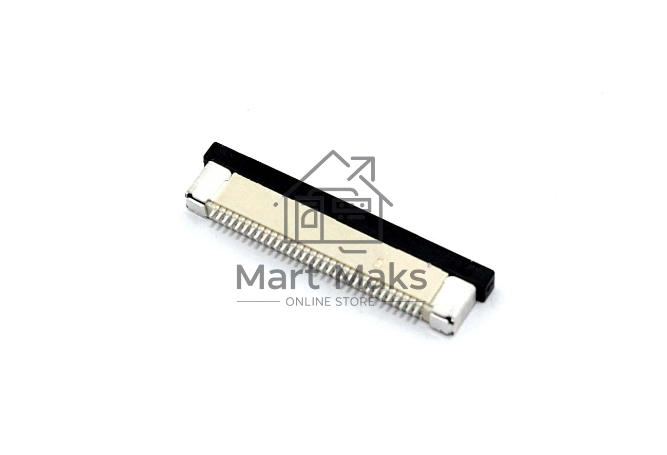 Разъем FPC Half Coverage Top Contact 0.5K-BS-32PWB 32 pin высота 2мм шаг 0,5мм